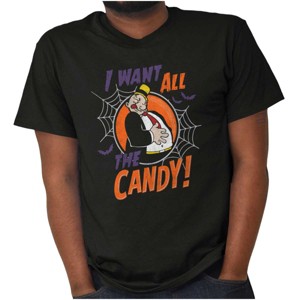 Popeye Cartoon Funny Wimpy Halloween Graphic T Shirt Men or Women Brisco Brands - 1 of 4