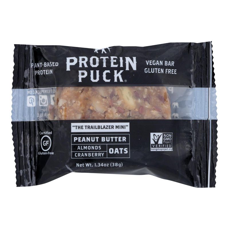 Protein Puck Mini Peanut Butter Almonds and Cranberry Protein Bar - 12 bars, 1.34 oz, 2 of 5