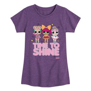 Girls' - LOL Surprise! - Time to Shine Fitted Short Sleeve Graphic T-Shirt - 1 of 4