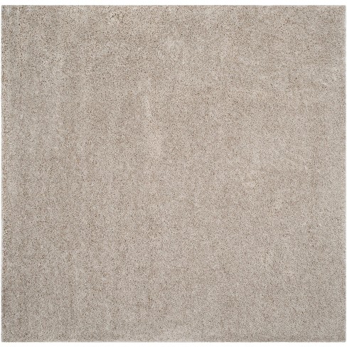 Arizona Shag Asg820 Power Loomed Area Rug - Linen - 6'7