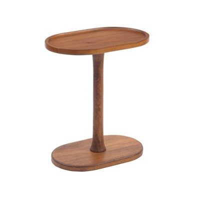 MH London Crawford 22" C Shape Solid Wood End Table