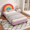 Streamdale Colorful Rainbow Design Twin Platform Bed - 2 of 4