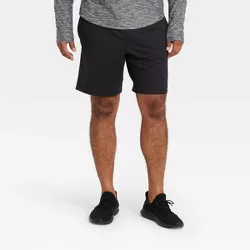 Men's Soft Stretch Shorts 9" - All in Motion™ Black S