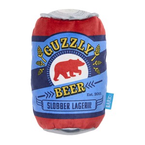 BARK Summer Big Shake Lake Guzzly Beer Dog Plush Toy - 1 of 4