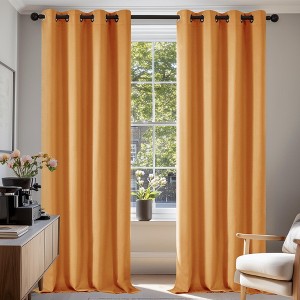 Deconovo Grommet Blackout Curtains, 2 Panels, OEKO-TEX Certified - 1 of 4