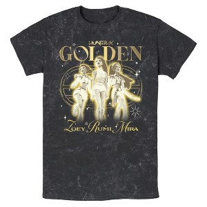 Mens KPop Demon Hunters Huntrix The Golden Girls T Shirt - 1 of 4