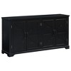 CAVINAS American Country Style Sideboard Cabinet with Unique Design Doors,Wooden Buffet Cabinet with Storage for Kitchen,Dining Room - 2 of 4