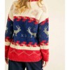 Women's Reindeer Snowflake Sweater - J.NNA - 4 of 4