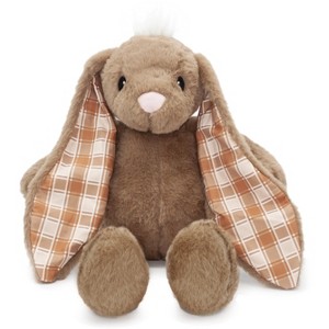 Plushible Brown Plaid Eared Bunny - 1 of 4