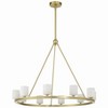 Crystorama Lighting Aragon 10 - Light Chandelier in  Soft Brass - 2 of 3