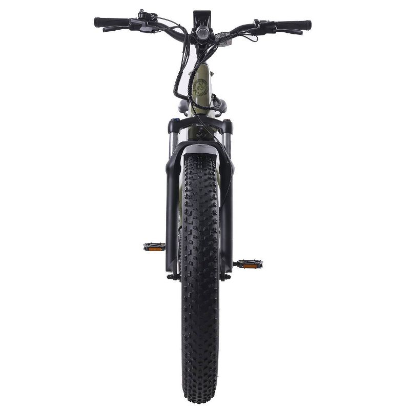 GOTRAX Adult Fat Tire 26&#34; Step Through Electric Hybrid Bike - Green, 4 of 10