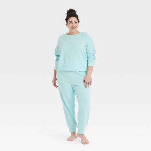 Women's Fleece Lounge Sweatshirt - Colsie™ Blue 2x : Target