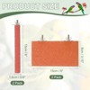 Unique Bargains Bird Perch Stand Wooden Parrot Perch Stand Toy Paw Grinding Stick Bird Cage Accessories 4 Pcs - 2 of 4