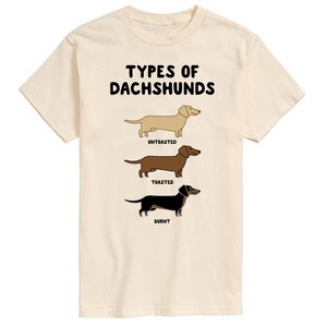 Men's - Instant Message - Types Of Dachshunds Short Sleeve Graphic T-Shirt - 1 of 4