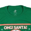Seven Times Six Elf Buddy T-Shirt Men's OMG Santa I know Him Holiday Tee - 3 of 4