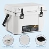 Camping Cooler, Portable Insulated Ice Chest Cooler Box with Heavy Duty Handle, 5-Day Ice Retention, Great for Beach, Camping, Picnic - 3 of 4