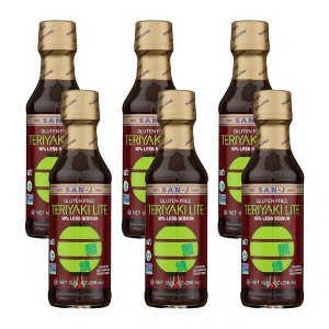 San-J Gluten Free Teriyaki Lite - Case of 6/10 fz - 1 of 4