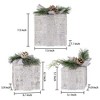 Dazzle Bright Set of 3 Christmas Lighted Gift Boxes 60 LED Light Up Tinsel Present Box Decorations - 2 of 4