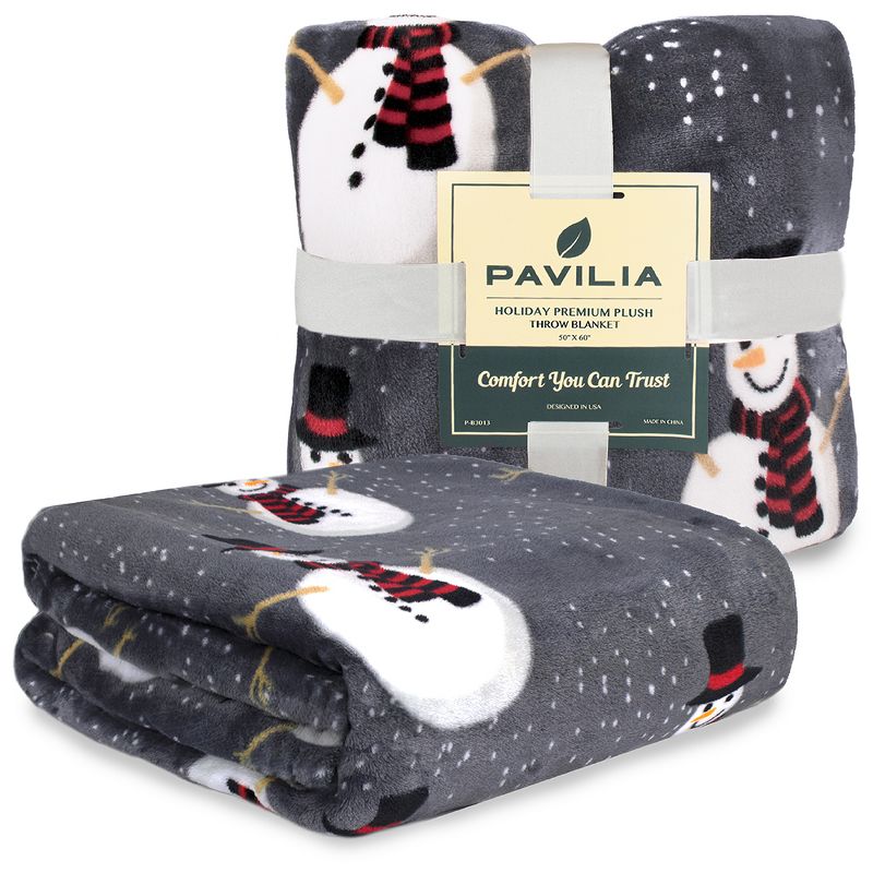 PAVILIA Soft Waffle Blanket Throw for Sofa Bed, Lightweight Plush Warm Blanket for Couch, 2 of 8