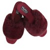Memoi Women's The Iris Wedge Plush Faux-Fur Plush Slippers - 3 of 4