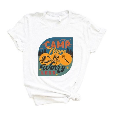 Simply Sage Market Women's Camp More Worry Less Badge Short Sleeve Graphic Tee