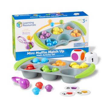 Learning Resources Mini Muffin Match Up, Fine Motor Game, Ages 3+