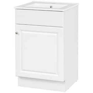 Dexmalle 20"Bathroom Vanity Cabinet with Door Shelf and Adjustable Shelf - 1 of 4