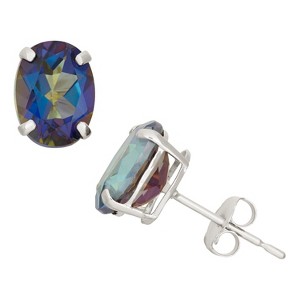 Designs By Gioelli 10K Gold Gemstone Stud Earrings - 1 of 2