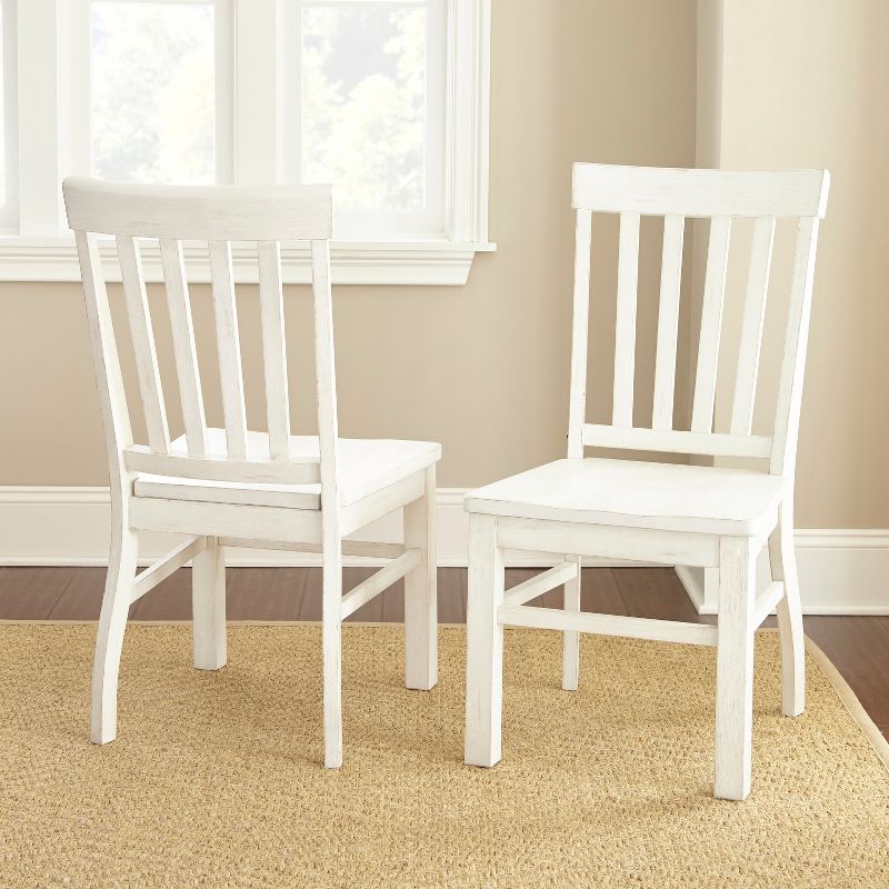 Set of 2 Cayla Side Chair White - Steve Silver Co., 1 of 5