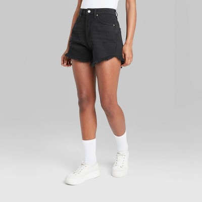 Black High Waisted Shorts Target