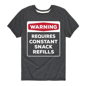 Boys' - Instant Message - Warning Short Sleeve Graphic T-Shirt - 1 of 4
