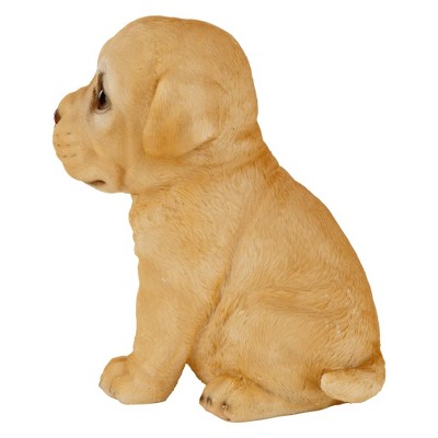 Yellow Labrador Resin Puppy Partner Dog Statue