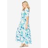 Woman Within Plus Size Petite Short-Sleeve Crinkle Dress - 4 of 4