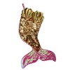 Northlight 24" Pink and Gold Sequined Iridescent Mermaid Christmas Stocking - 3 of 4