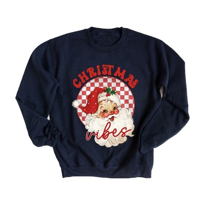 Simply Sage Market Women's Graphic Sweatshirt Christmas Vibes Santa