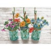 Dimensions Counted Cross Stitch Kit 14"X10"-Flowering Jars - 3 of 3