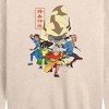 Women's - Avatar: The Last Airbender - Aang Group Lightweight French Terry Wide Neck Long Sleeve Shirt - 2 of 4