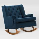 Boston Tufted Fabric Rocking Chair - CorLiving