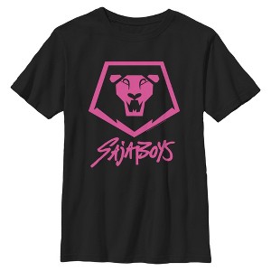 Boys KPop Demon Hunters Saja Boys Lion Logo T Shirt - 1 of 4
