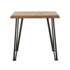 24" End Table with Live Edge Acacia Wood Top and Hairpin Legs ¨C Perfect for Living Room or Den - 3 of 4
