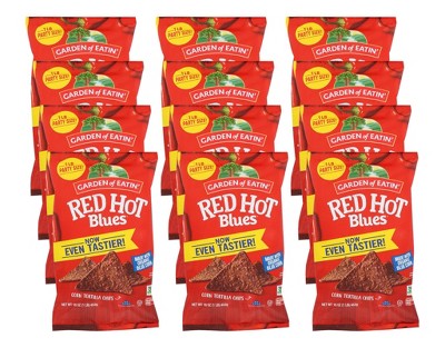 Garden Of Eatin' Red Hot Blues Corn Tortilla Chips - Case of 12/16 oz