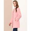 INSPIRE CHIC Women's Single Breasted Notched Lapel Long Winter Coats - 4 of 4