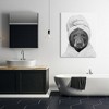 Stupell Industries Bear Hair Towel Funny Animal, 48" x 36" - 2 of 4