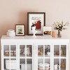 FUFU&GAGA Fashion Tempered Glass Display Cabinet, Multi-layer Compartment Design, Versatile Style, Create Personalised Home Space - 3 of 4