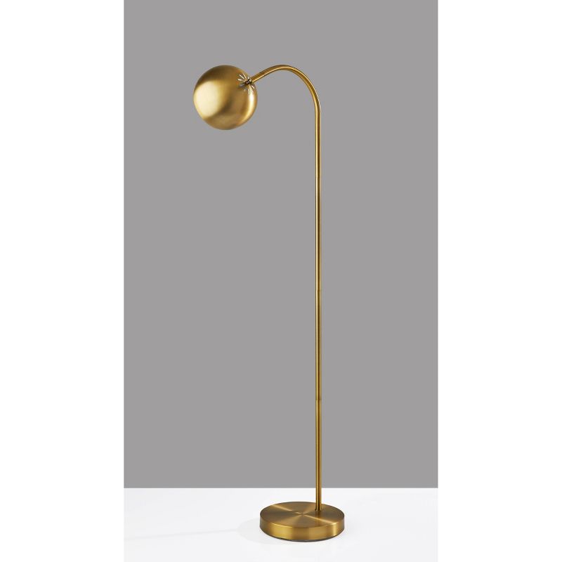 Emerson Floor Lamp Antique Brass - Adesso, 4 of 5