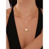 Clotth 18K Gold–Plated White Seashell Pendant Necklace Collection – French-Inspired Titanium Steel Jewelry for Women - 4 of 4