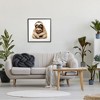 Stupell Industries Sloth & Baby Smiling Black Framed Giclee Art - 2 of 4
