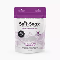 Snif-Snax Skin and Coat All Natural Salmon & Sweet Potato Cat Treats - 3oz