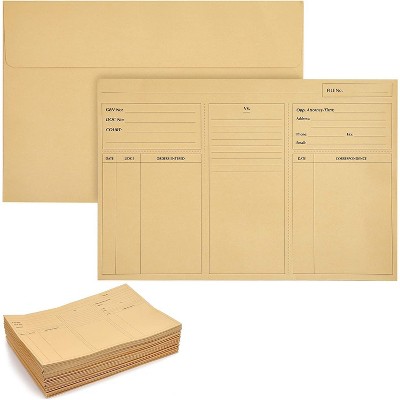 Juvale 100-Pack Light Yellow Heavy Duty Attorney Document Envelopes, 14.75 x 10 In