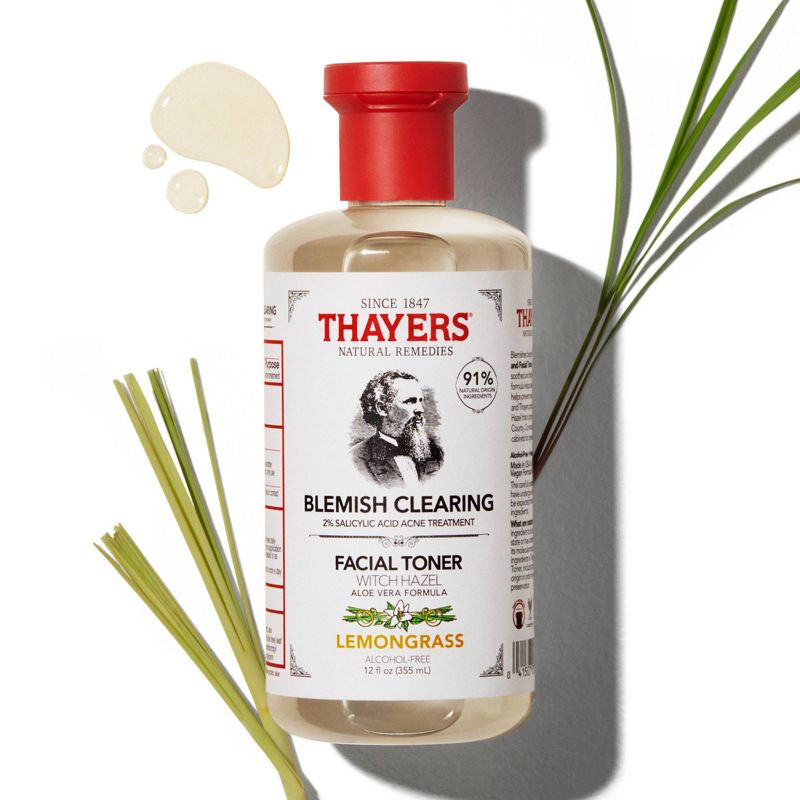 Thayers Natural Remedies Witch Hazel Lemon Blemish Clearing Toner - 12 fl oz, 3 of 17